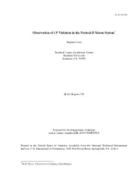 Thesis, Slac-R-729
