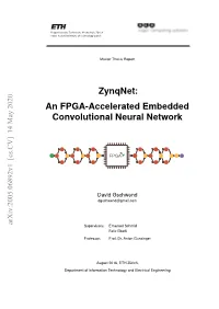 An FPGA-Accelerated Embedded Convolutional Neural Network
