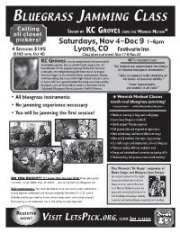 Bluegrass Jamming Class