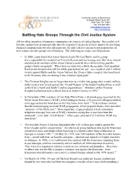 Hate Crimes and Hate Groups out of Business