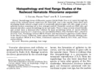 Histopathology and Host Range Studies of the Redwood Nematode Rhizonema Sequoiae 1