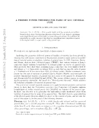 Arxiv:1506.07513V2 [Math.AG] 2 Aug 2016 Flggnrltp,Adamorphism a and Type, General Log of Olo Hspprt Etepofo H Olwn Theorem: Following the of Pa Proof of 1.1