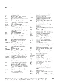 Abbreviations