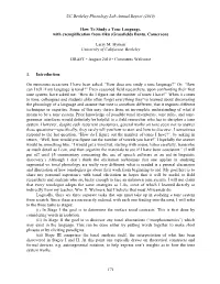 How to Study a Tone Language, with Exemplification from Oku (Grassfields Bantu, Cameroon)