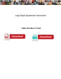 Lego Duplo Superman Instructions