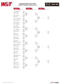 Manbetx Welsh Open 2020 10/02/2020 - 16/02/2020, Motorpoint Arena, Cardiff