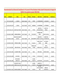 PGSGC2014-2016 Recommended List.Xlsx
