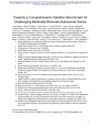 Towards a Comprehensive Variation Benchmark for Challenging Medically-Relevant Autosomal Genes