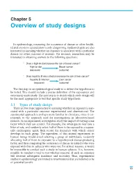 Chapter 5 Overview of Study Designs