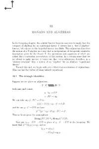 MONADS and ALGEBRAS I I