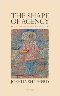 The Shape of Agency: Control, Action, Skill, Knowledge