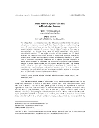 Three Network Dynamics in Iran: a Mcluhanian Account