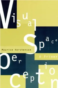 Visual Space Perception