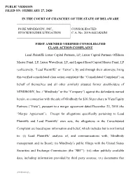02-19-20 First Amended Cons. Complaint