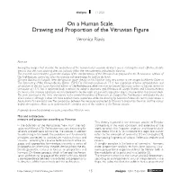 On a Human Scale. Drawing and Proportion of the Vitruvian Figure Veronica Riavis