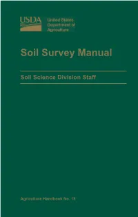 Soil Survey Manual 2017