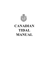 Tidal Manual Part-I Jan 10/03