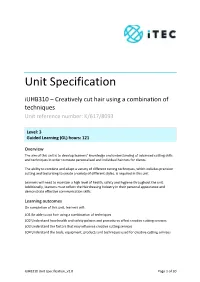 Unit Specification