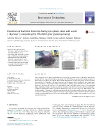 Evolution of Bacterial Diversity During Two-Phase Olive Mill Waste (Â