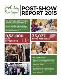 Post-Show Report 2015