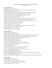 2018 Kevin & Bean Clips Listed by Date from the Kevin & Bean Archive Kevinandbeanarchive.Com