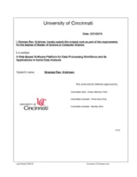 A Web-Based Software Platform for Data Processing Workflows and Its