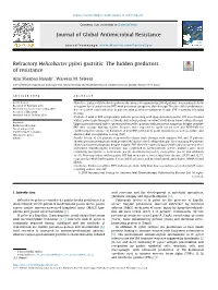 Refractory Helicobacter Pylori Gastritis: the Hidden Predictors Of