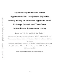Systematically Improvable Tensor Hypercontraction: Interpolative Separable Density-Fitting for Molecules Applied to Exact Exchan