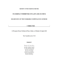 Transcript of Today's Hearing Will Be Placed on the Committee's Website When It Becomes Available