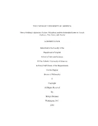 Polyphony and the Embedded Letter in Joseph Andrews, Tom Jones