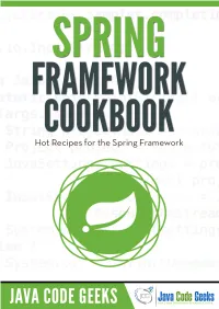 Spring Framework Cookbook I