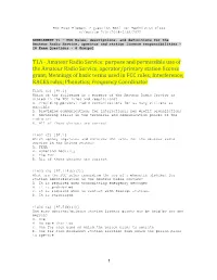 FCC Rules, Descriptions and Definitions for the Amateur Radio