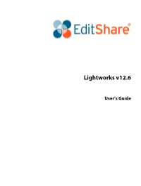 Lightworks V12.6