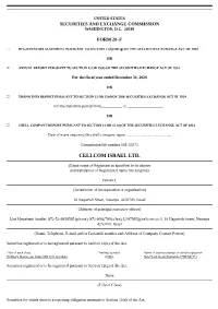 Cellcom Israel Ltd