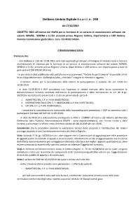 Delibera Umbria Digitale S.C.A R.L. N. 248