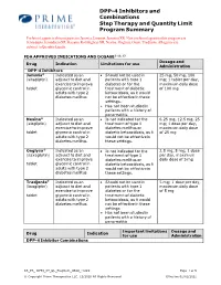DPP-4 Inhibitors and Combinations Step Therapy and Quantity Limit