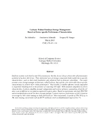 Lachesis: Robust Database Storage Management Based on Device-Speciﬁc Performance Characteristics