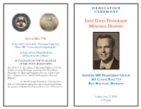 Program – Pennebaker