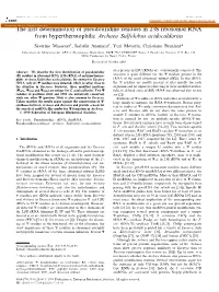 The ¢Rst Determination of Pseudouridine Residues in 23S