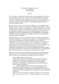 Introduction to Stochastic Processes Frans Willekens 19 October 2015