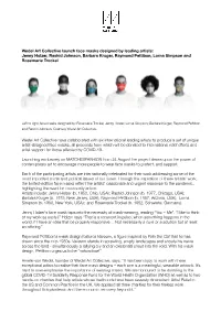 Wedel Art Collective Launch Face Masks Designed by Leading Artists