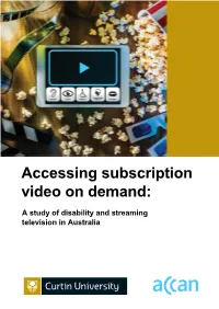 Accessing Subscription Video on Demand