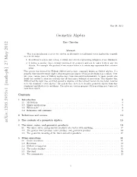 Geometric Algebra in Euclidean Space 44 6.1 Twodimensionsandcomplexnumbers