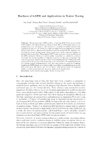 Hardness of K-LWE and Applications in Traitor Tracing