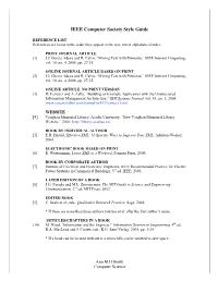 IEEE Computer Society Style Guide