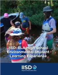IISD Experimental Lakes Area Environmental Science Experience