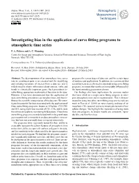 Investigating Bias in the Application of Curve Fitting Programs To