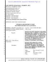 Mason V. Heel, Inc., Case No. 12-Cv-3056-GPC-KSC 1 2 3 4 5 6 7
