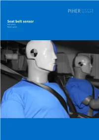 Seat Belt Sensor Hall-Effect Reed Switch Seat Belt Sensor