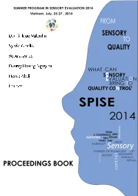 Sensory Evaluation in Quality Control